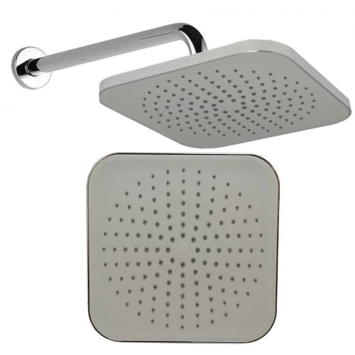 Kit Ducha Regadera 20cm Abs...