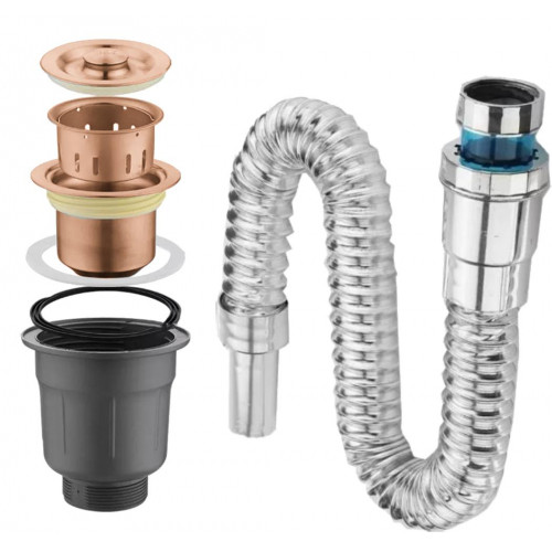 Desagüe Canastilla Oro Rosa...