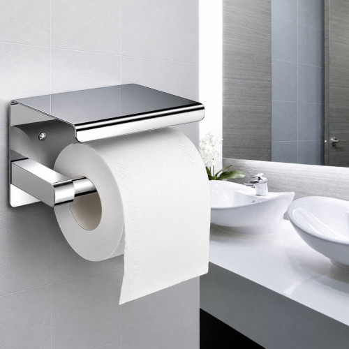 Porta Rollo En Acero Para Papel Higiénico Ref Impera
