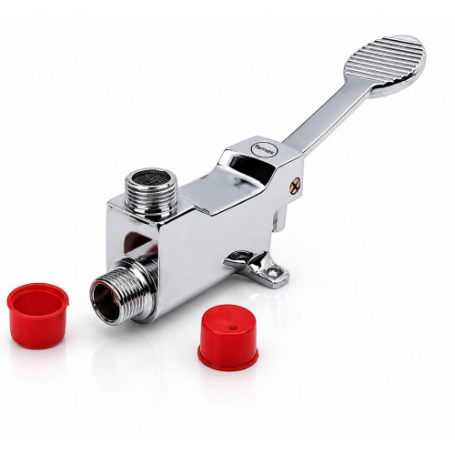 Kit Válvula Pedal , Cuello ,acople Metal De 100cm Y De 60cm