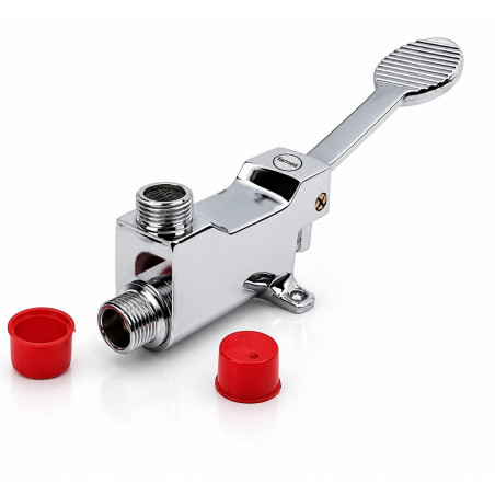 Kit Válvula Pedal , Cuello ,acople Metal De 100cm Y De 60cm