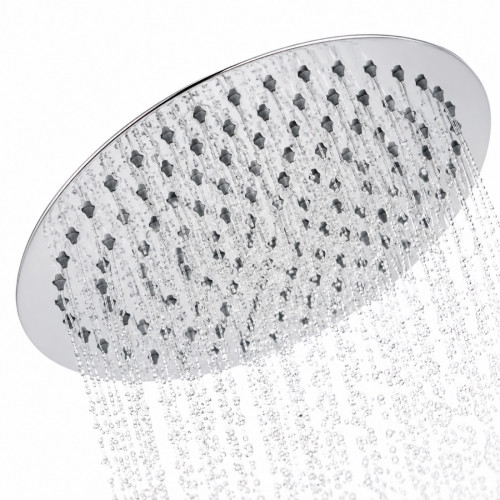 Regadera para ducha metálica 30 cm redonda (no Incluye tubo)