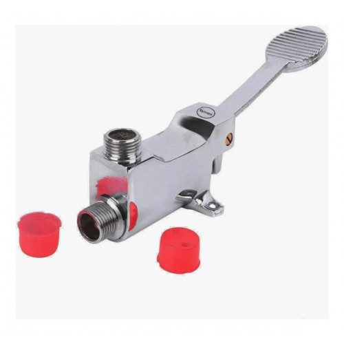 Kit De Válvula O Llave Pedal -lavamanos Acero 28x31 Y Cuello