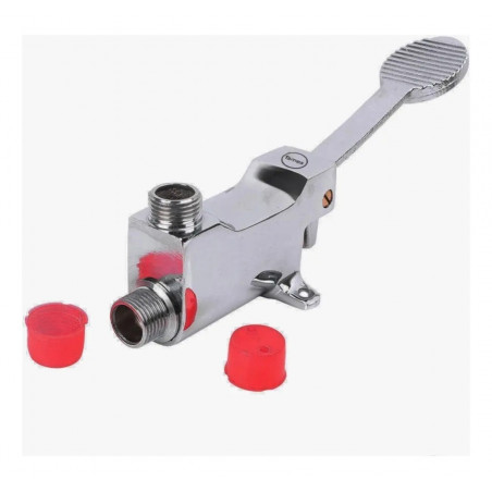 Kit De Válvula O Llave Pedal -lavamanos Acero 28x31 Y Cuello