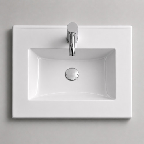 Lavamanos De Incrustar O De Mueble Tipo Plataforma 60 X 40