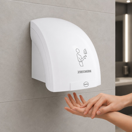 Secador de Manos Sensor Automático Blanco 110v Institucional