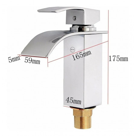 Griferia Lavamanos Monocontrol Cascada Siberia