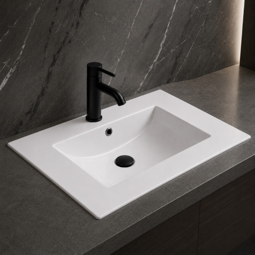 Lavamanos De Incrustar O De Mueble Tipo Plataforma 61 X 47