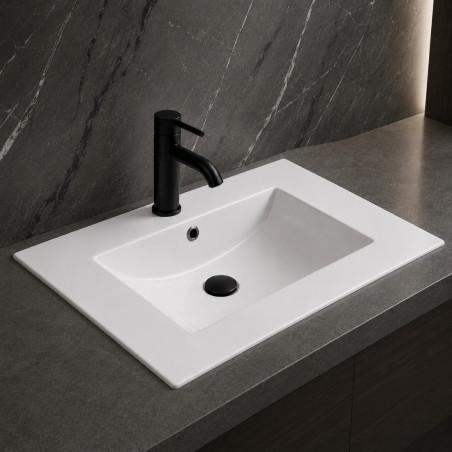 Lavamanos De Incrustar O De Mueble Tipo Plataforma 61 X 47