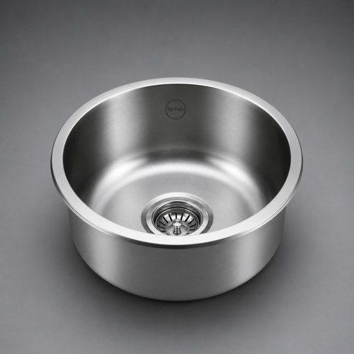 Lavaplatos Redondo Acero Industrial 41,5 cm Incrustar