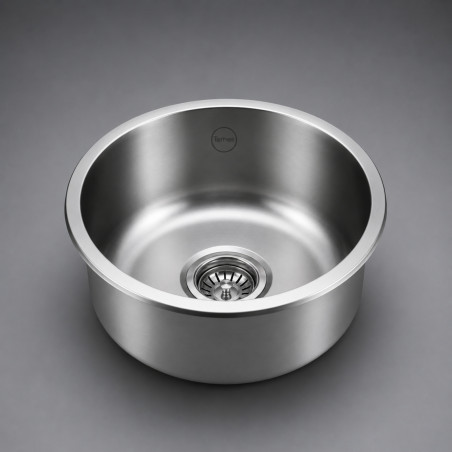 Lavaplatos Redondo Acero Industrial 41,5 cm Incrustar