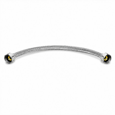Acople Flexometalico 40 Cm Para Lavamanos O Lavaplatos 1/2hh