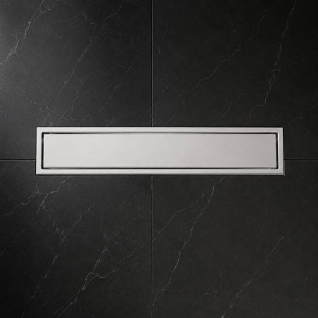 Rejilla Acero Rectangular 60 Cm X 10 Cm Panel Oculto