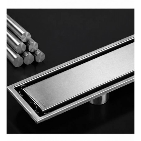 Rejilla Acero Rectangular 30 cm X 10 cm Panel Oculto Tames