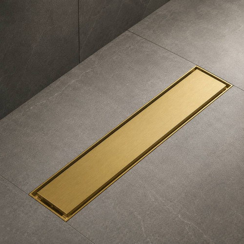 Rejilla Acero 60cm Panel Oculto Dorado Opaco Anti-olor Tames
