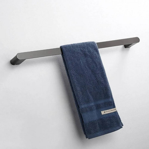 Toallero Barra 60cm Color Gris Metal- Para Baño Zona Húmeda