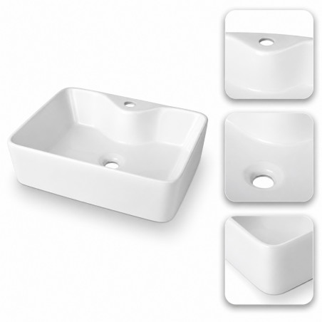 Lavamanos Pool para sobreponer 48 cm x 37