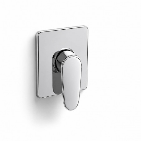 Mezclador Monocontrol Ducha Cuadrado Europa Rectangular
