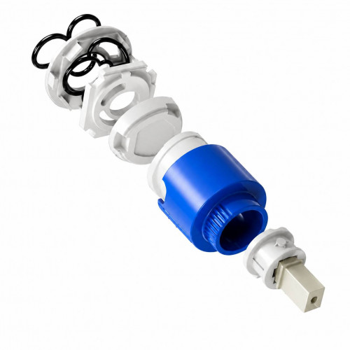Kit Ducha Techo 30 Metálica Mezclador Europa Monocontrol Q