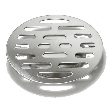 Rejilla En Acero Sifón Jazmín 10cm Circular 3 Por 1 1/2