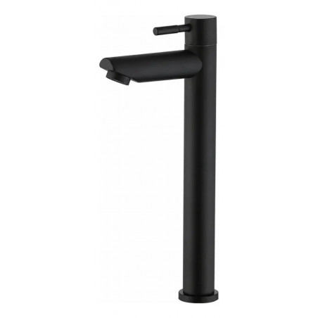 Kit Griferia Color Negro Agua Fría -lavamanos Tazón-desagüe