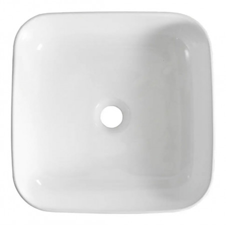 copy of Lavamanos Blanco Vessel Bordes Curvilineos 38x 38x 13,5cm