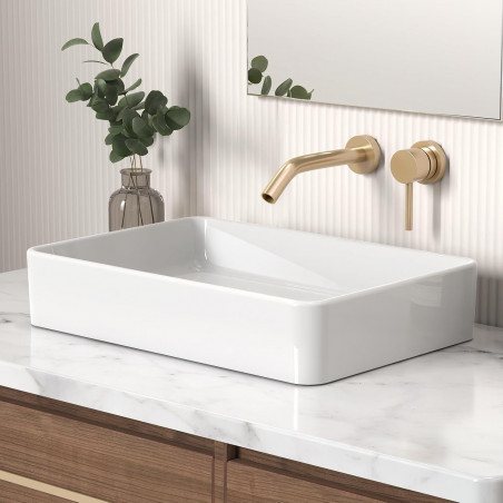 Lavamanos Rectangular Plano 60 x 37x 11 Linea Plat