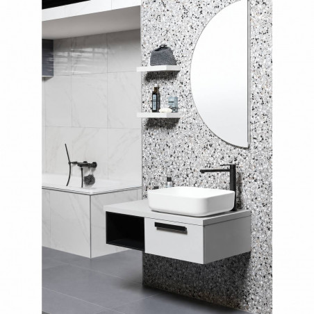 Lavamanos rectangular Borde Suave Tipo Pool 50 x 39 x 13