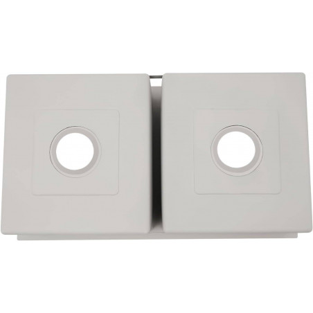 Lavaplatos Doble Poceta Negro Anti Ruido 78cm X 41cm X 21 Cm Acero