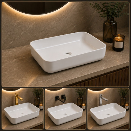 copy of Lavamanos Blanco Vessel Pool Rectangular 48 X 37 X 15 Cm