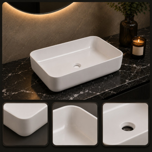 copy of Lavamanos Blanco Vessel Pool Rectangular 48 X 37 X 15 Cm