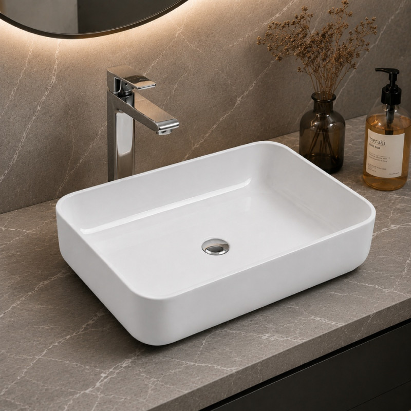 copy of Lavamanos Blanco Vessel Pool Rectangular 48 X 37 X 15 Cm