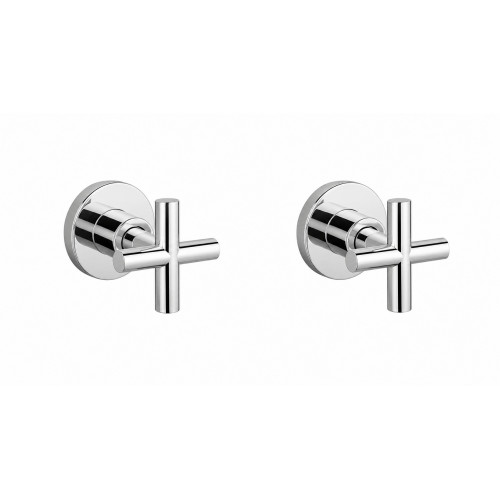 Mezclador en bronce Doble Manija Lujo Premium