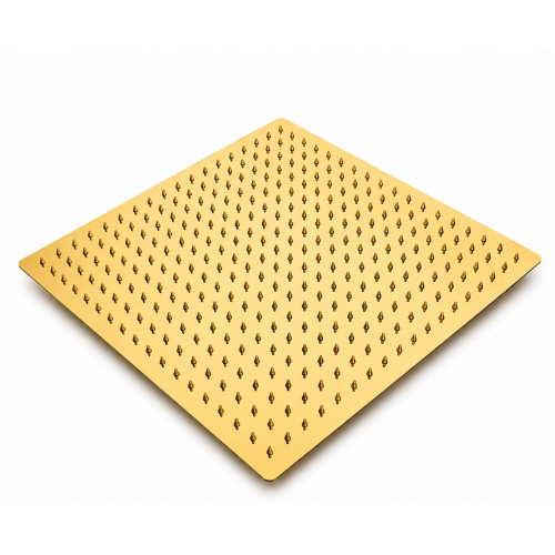 Set Mezclador Primacia Dorado Con Megaducha 40cm + Tubo