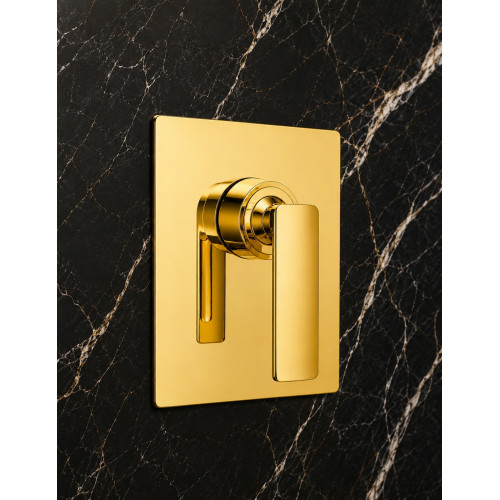 Mezclador de ducha dorado Primacia Brillante