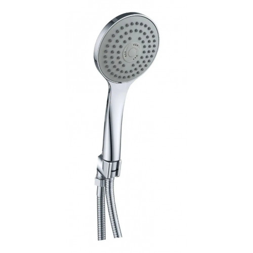 Kit Desviador- Ducha Redonda 20cm  , Teleducha Y Tubo Pared
