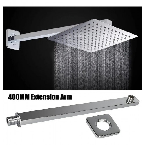 Tubo De 40cm Cuadrado Para Regadera (No Incluye Ducha)
