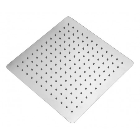 Regadera Ducha Metálica 25cm  Extra Plana(sin Tubo)