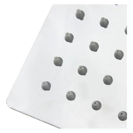 Regadera Ducha Metálica 25cm  Extra Plana(sin Tubo)