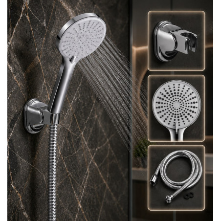 Teleducha Soft Multichorros Tipo Lluvia Masaje -Tames