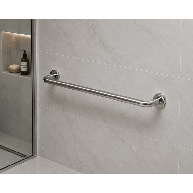 Barra De Seguridad Para Baño De 80 Cm Acero Inoxidable