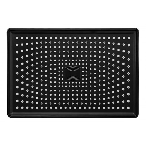 Kit Completo Ducha Eternal Abs Negra Rectangular + Mezclador