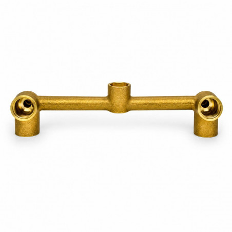 Cuerpo de Ducha con doble entrada en bronce(no incluye cartuchos)