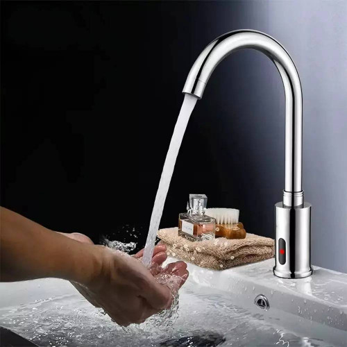 Grifería, Llave Sensor Institucional Cuello Ganso Alta