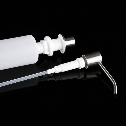 Kit Monocontrol Acero Lavaplatos y Dispensador Cocina 500 ml