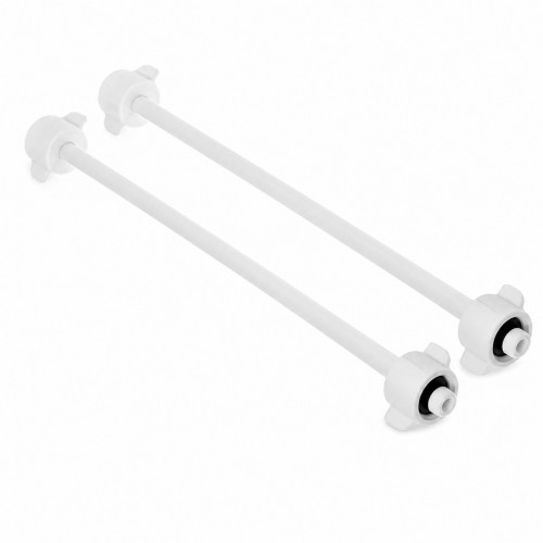 Válvula O Llave Pedal Metálica Con Acoples 120 Cm