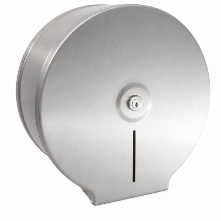 Kit Dispensador Papel Higiénico Acero Y Barra De Seguridad