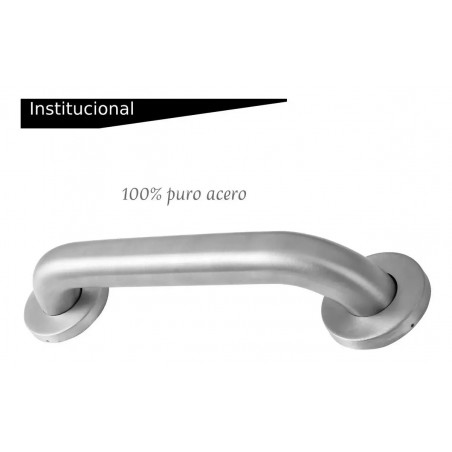 Kit Dispensador Papel Higiénico Acero Y Barra De Seguridad