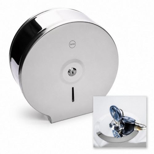 Kit X 2 Unidades Dispensador Papel Higiénico Acero Inoxidable