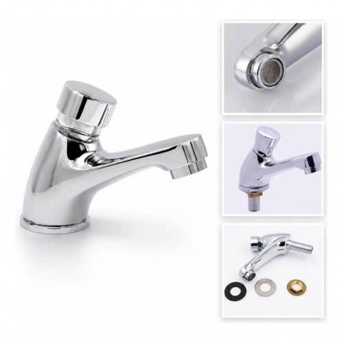Llave Lavamanos De Push Selle Automático Institucional